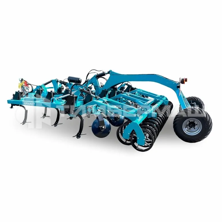 Культиватор стерневой тяжелый мульчирующий полуприцепной складной КСТМ-3000ПС М "Гранит" тандемный каток
