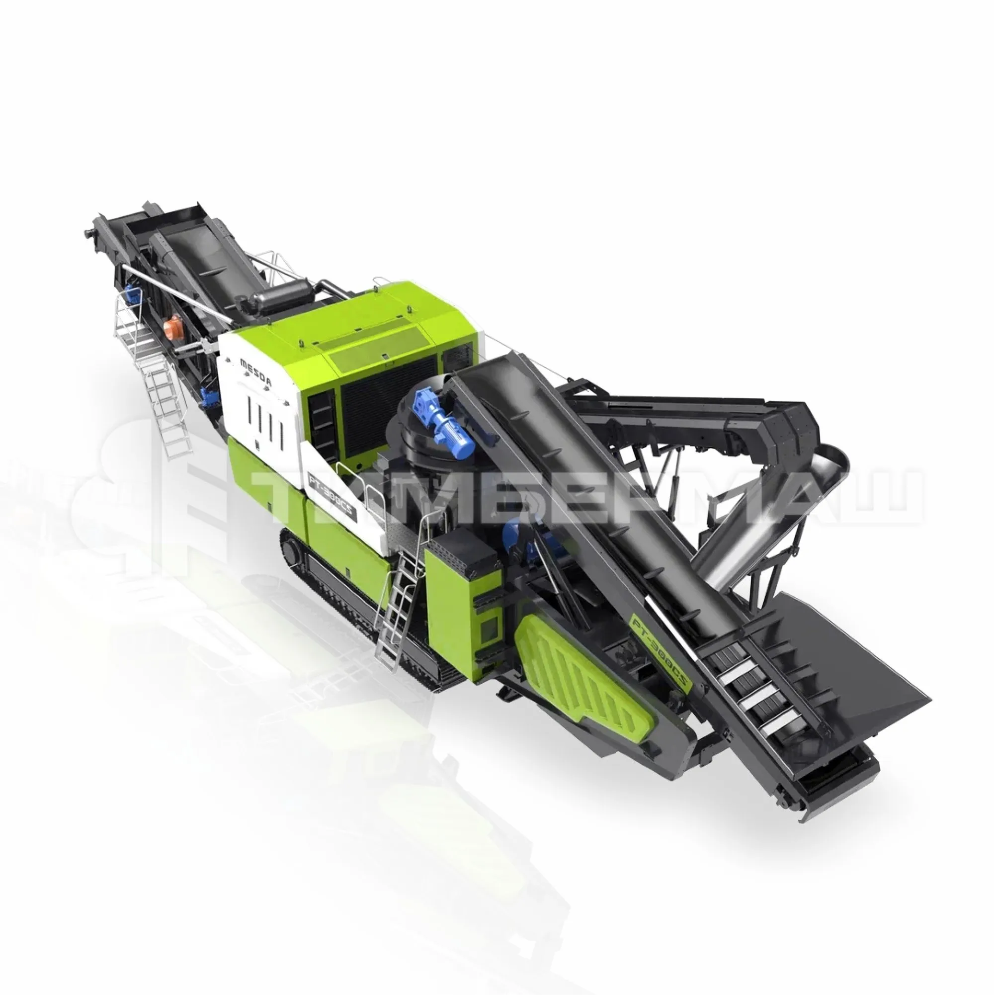 Электрическая самоходная конусная дробилка MD C3EM-A фото 4