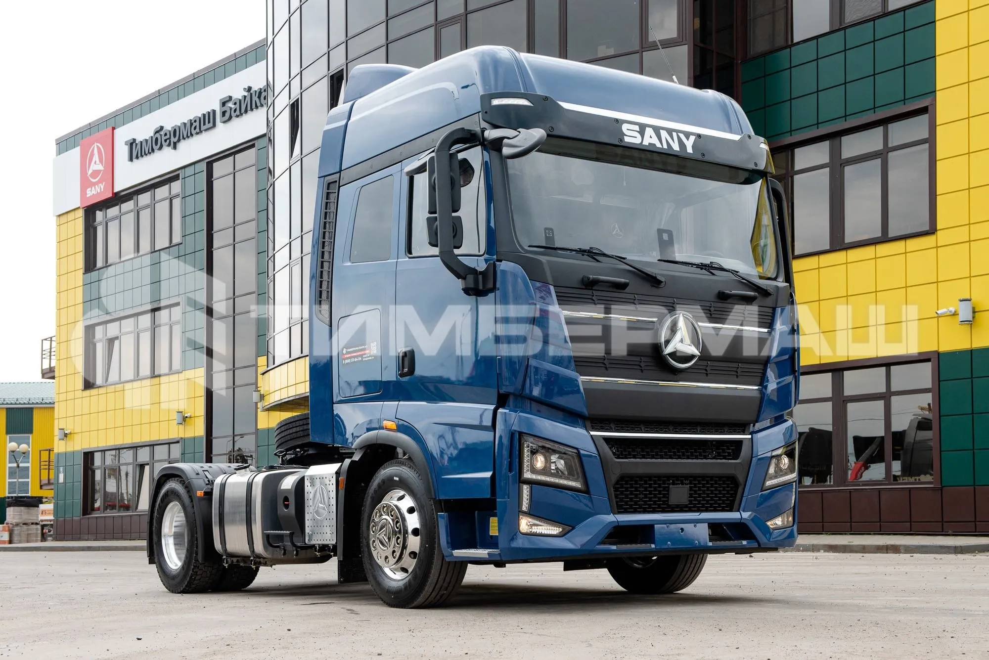 Седельный тягач SANY S490 синий фото 2