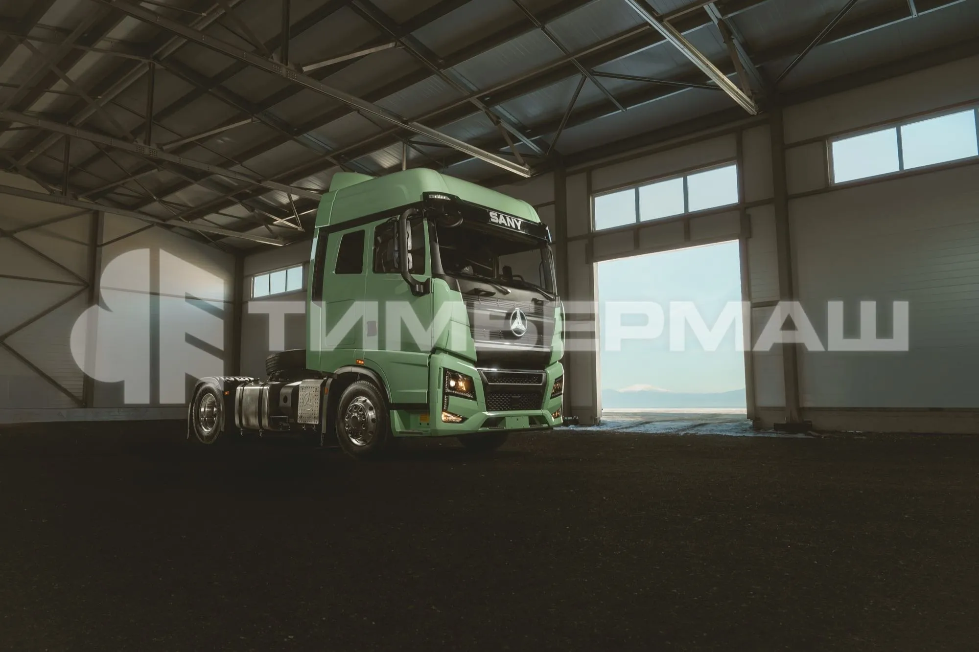 Седельный тягач SANY S490 зеленый фото 5